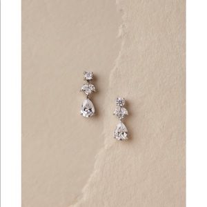 Petite Crystal Drop Earrings